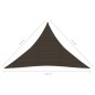 vidaXL Sonnensegel 160 g/m² Braun 3,5x3,5x4,9 m HDPE vidaXL Sonnensegel 160 g/m² Braun 3,5x3,5x4,9 m HDPE