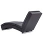 vidaXL Chaiselongue Grau Kunstleder vidaXL Chaiselongue Grau Kunstleder