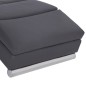 vidaXL Chaiselongue Grau Kunstleder vidaXL Chaiselongue Grau Kunstleder