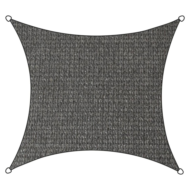 Livin'outdoor Sonnensegel Iseo HDPE Quadratisch 3,6x3,6 m Grau Livin'outdoor Sonnensegel Iseo HDPE Quadratisch 3,6x3,6 m Grau