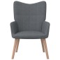 vidaXL Relaxsessel Dunkelgrau Stoff vidaXL Relaxsessel Dunkelgrau Stoff