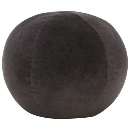 vidaXL Pouf Baumwollsamt 50×35 cm Anthrazit  