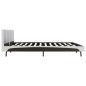 vidaXL Bettgestell Grau und Weiß Kunstleder 180 x 200 cm vidaXL Bettgestell Grau und Weiß Kunstleder 180 x 200 cm