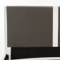 vidaXL Bettgestell Grau und Weiß Kunstleder 180 x 200 cm vidaXL Bettgestell Grau und Weiß Kunstleder 180 x 200 cm