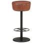 vidaXL Barhocker Braun Echtleder vidaXL Barhocker Braun Echtleder