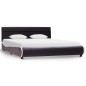 vidaXL Bettgestell mit LED Schwarz Kunstleder 140×200 cm vidaXL Bettgestell mit LED Schwarz Kunstleder 140×200 cm