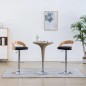 vidaXL Barhocker 2 Stk. Schwarz Kunstleder und Bugholz vidaXL Barhocker 2 Stk. Schwarz Kunstleder und Bugholz