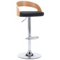 vidaXL Barhocker 2 Stk. Schwarz Kunstleder und Bugholz vidaXL Barhocker 2 Stk. Schwarz Kunstleder und Bugholz
