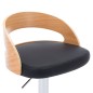 vidaXL Barhocker 2 Stk. Schwarz Kunstleder und Bugholz vidaXL Barhocker 2 Stk. Schwarz Kunstleder und Bugholz