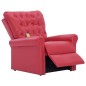 vidaXL Massagesessel Rot Kunstleder vidaXL Massagesessel Rot Kunstleder