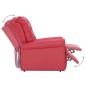 vidaXL Massagesessel Rot Kunstleder vidaXL Massagesessel Rot Kunstleder