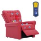 vidaXL Massagesessel Rot Kunstleder vidaXL Massagesessel Rot Kunstleder