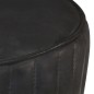vidaXL Barhocker Schwarz Echtleder vidaXL Barhocker Schwarz Echtleder