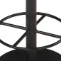 vidaXL Barhocker Schwarz Echtleder vidaXL Barhocker Schwarz Echtleder
