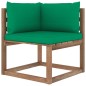 vidaXL Garten-Palettensofa 4-Sitzer mit Kissen Kiefernholz vidaXL Garten-Palettensofa 4-Sitzer mit Kissen Kiefernholz