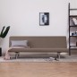 vidaXL Schlafsofa Taupe Polyester vidaXL Schlafsofa Taupe Polyester