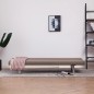 vidaXL Schlafsofa Taupe Polyester vidaXL Schlafsofa Taupe Polyester