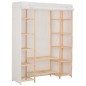 vidaXL Kleiderschrank Weiß 135 x 40 x 170 cm Stoff vidaXL Kleiderschrank Weiß 135 x 40 x 170 cm Stoff