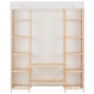 vidaXL Kleiderschrank Weiß 135 x 40 x 170 cm Stoff vidaXL Kleiderschrank Weiß 135 x 40 x 170 cm Stoff
