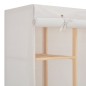 vidaXL Kleiderschrank Weiß 135 x 40 x 170 cm Stoff vidaXL Kleiderschrank Weiß 135 x 40 x 170 cm Stoff