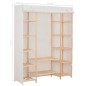 vidaXL Kleiderschrank Weiß 135 x 40 x 170 cm Stoff vidaXL Kleiderschrank Weiß 135 x 40 x 170 cm Stoff
