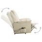 vidaXL Massagesessel mit Aufstehhilfe Creme Stoff vidaXL Massagesessel mit Aufstehhilfe Creme Stoff