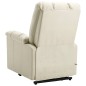 vidaXL Massagesessel mit Aufstehhilfe Creme Stoff vidaXL Massagesessel mit Aufstehhilfe Creme Stoff