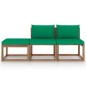 vidaXL 3-tlg. Garten-Lounge-Set aus Paletten mit Kissen Kiefernholz vidaXL 3-tlg. Garten-Lounge-Set aus Paletten mit Kissen Kiefernholz