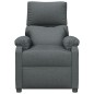 vidaXL Massagesessel Elektrisch Dunkelgrau Stoff vidaXL Massagesessel Elektrisch Dunkelgrau Stoff