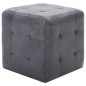 vidaXL Nachttische 2 Stk. Grau 30x30x30 cm Wildleder-Optik vidaXL Nachttische 2 Stk. Grau 30x30x30 cm Wildleder-Optik