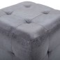 vidaXL Nachttische 2 Stk. Grau 30x30x30 cm Wildleder-Optik vidaXL Nachttische 2 Stk. Grau 30x30x30 cm Wildleder-Optik