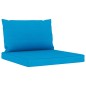 vidaXL 6-tlg. Garten-Lounge-Set mit Hellblauen Kissen vidaXL 6-tlg. Garten-Lounge-Set mit Hellblauen Kissen