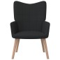 vidaXL Relaxsessel Schwarz Stoff vidaXL Relaxsessel Schwarz Stoff