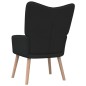 vidaXL Relaxsessel Schwarz Stoff vidaXL Relaxsessel Schwarz Stoff