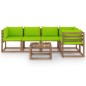 vidaXL 6-tlg. Garten-Lounge-Set aus Paletten mit Kissen Kiefernholz vidaXL 6-tlg. Garten-Lounge-Set aus Paletten mit Kissen Kiefernholz