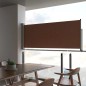 vidaXL Ausziehbare Seitenmarkise 100x300 cm Braun vidaXL Ausziehbare Seitenmarkise 100x300 cm Braun