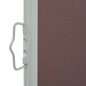 vidaXL Ausziehbare Seitenmarkise 100x300 cm Braun vidaXL Ausziehbare Seitenmarkise 100x300 cm Braun