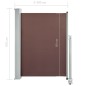 vidaXL Ausziehbare Seitenmarkise 100x300 cm Braun vidaXL Ausziehbare Seitenmarkise 100x300 cm Braun