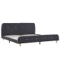 vidaXL Bettgestell Dunkelgrau Stoff 160 × 200 cm vidaXL Bettgestell Dunkelgrau Stoff 160 × 200 cm