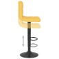 vidaXL Barhocker 2 Stk. Senfgelb Stoff vidaXL Barhocker 2 Stk. Senfgelb Stoff