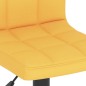 vidaXL Barhocker 2 Stk. Senfgelb Stoff vidaXL Barhocker 2 Stk. Senfgelb Stoff