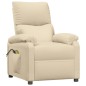 vidaXL Massagesessel Elektrisch Creme Stoff vidaXL Massagesessel Elektrisch Creme Stoff