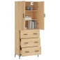 Highboard Sonoma-Eiche 69,5x34x180 cm Holzwerkstoff Highboard Sonoma-Eiche 69,5x34x180 cm Holzwerkstoff