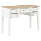 vidaXL Schreibtisch Weiß 109,5 x 45 x 77,5 cm Holz vidaXL Schreibtisch Weiß 109,5 x 45 x 77,5 cm Holz