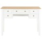 vidaXL Schreibtisch Weiß 109,5 x 45 x 77,5 cm Holz vidaXL Schreibtisch Weiß 109,5 x 45 x 77,5 cm Holz