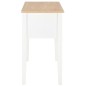 vidaXL Schreibtisch Weiß 109,5 x 45 x 77,5 cm Holz vidaXL Schreibtisch Weiß 109,5 x 45 x 77,5 cm Holz