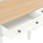 vidaXL Schreibtisch Weiß 109,5 x 45 x 77,5 cm Holz vidaXL Schreibtisch Weiß 109,5 x 45 x 77,5 cm Holz