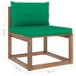 vidaXL 7-tlg. Garten-Lounge-Set aus Paletten mit Kissen Kiefernholz vidaXL 7-tlg. Garten-Lounge-Set aus Paletten mit Kissen Kiefernholz