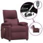 vidaXL Massagesessel Elektrisch Lila Stoff vidaXL Massagesessel Elektrisch Lila Stoff