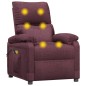 vidaXL Massagesessel Elektrisch Lila Stoff vidaXL Massagesessel Elektrisch Lila Stoff
